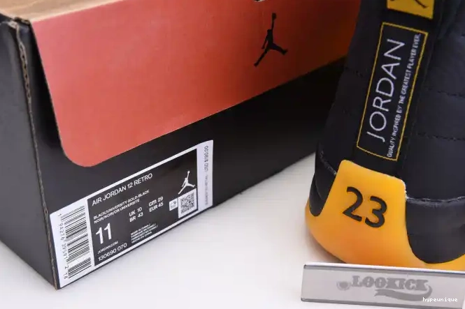 HYPE Black 12 University Gold 130690-070 Air Retro Jordan 0614